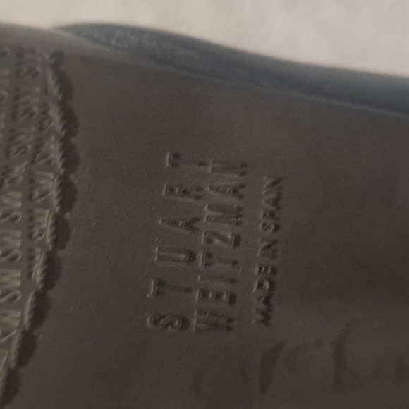 Stuart Weitzman Leather Platform Ankle Boots sz 39, 5” platform - Picture 7 of 7